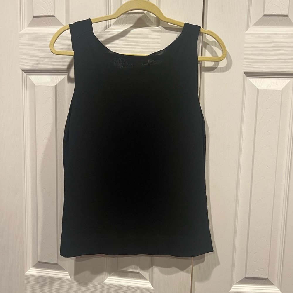 Coldwater Creek brand sleeveless black sweater - Picture 5 of 5